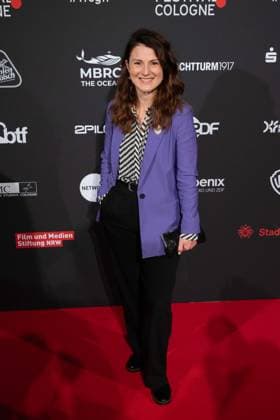 Anna Maria BOEHM, Böhm, actress red carpet, red carpet show, arrival, arrival, Film Festival Cologne awards in Cologne, 26 10 2022