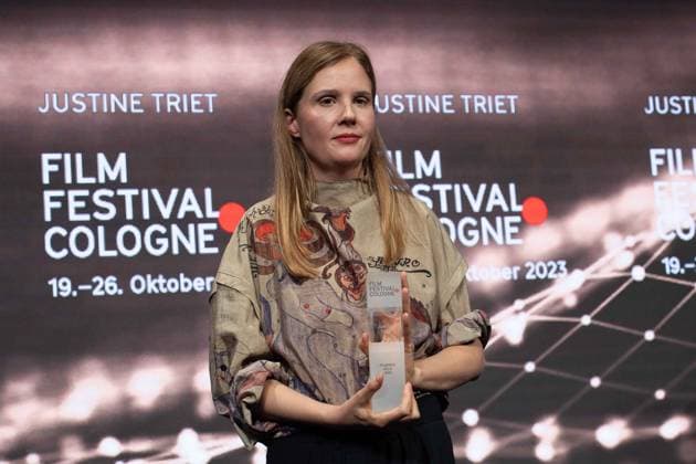 Director Justine TRIET, Director Justine TRIET receives the Film Award Cologne, Film Festival Cologne awards in Cologne, 26 10 2022