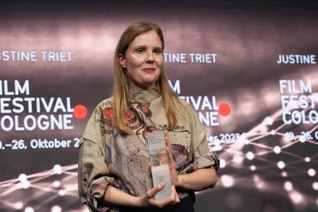 Director Justine TRIET, Director Justine TRIET receives the Film Award Cologne, Film Festival Cologne awards in Cologne, 26 10 2022