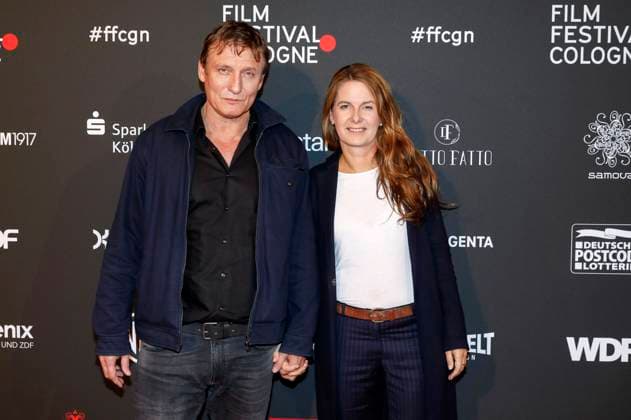 Oliver Masucci with partner Tanit Koch at the Cologne Awards ceremony at the 33 Film Festival Cologne 2023 at the E Werk Cologne, 26 10 2023 Foto:xR.xSchmiegeltx xFuturexImagex cologne_awards_3004