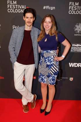 Konstantin Korenchuk and Inken Große at the Cologne Awards ceremony at the 33 Film Festival Cologne 2023 at E Werk Cologne, 26 10 2023. Foto:xR.xSchmiegeltx xFuturexImagex cologne_awards_3024