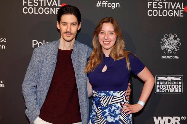Konstantin Korenchuk and Inken Große at the Cologne Awards ceremony at the 33 Film Festival Cologne 2023 at E Werk Cologne, 26 10 2023. Foto:xR.xSchmiegeltx xFuturexImagex cologne_awards_3026