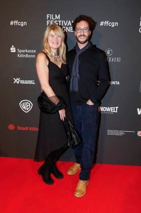 Corinna Nilson accompanied at the Cologne Awards ceremony at the 33 Film Festival Cologne 2023 at E Werk Cologne, 26 10 2023. Foto:xR.xSchmiegeltx xFuturexImagex cologne_awards_3030