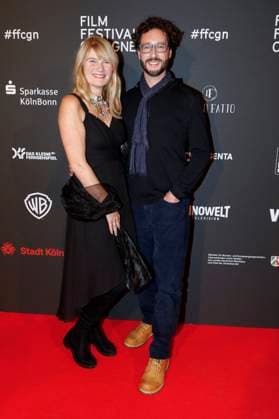 Corinna Nilson accompanied at the Cologne Awards ceremony at the 33 Film Festival Cologne 2023 at E Werk Cologne, 26 10 2023. Foto:xR.xSchmiegeltx xFuturexImagex cologne_awards_3031