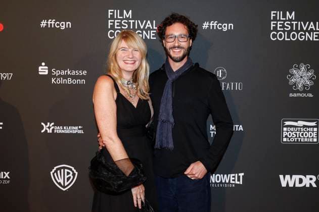 Corinna Nilson accompanied at the Cologne Awards ceremony at the 33 Film Festival Cologne 2023 at E Werk Cologne, 26 10 2023. Foto:xR.xSchmiegeltx xFuturexImagex cologne_awards_3034