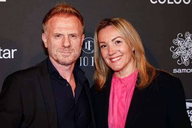 Kasem Hoxha with his partner Klejda Shani at the Cologne Awards ceremony at the 33 Film Festival Cologne 2023 at E Werk Cologne, 26 10 2023 Foto:xR.xSchmiegeltx xFuturexImagex cologne_awards_3039