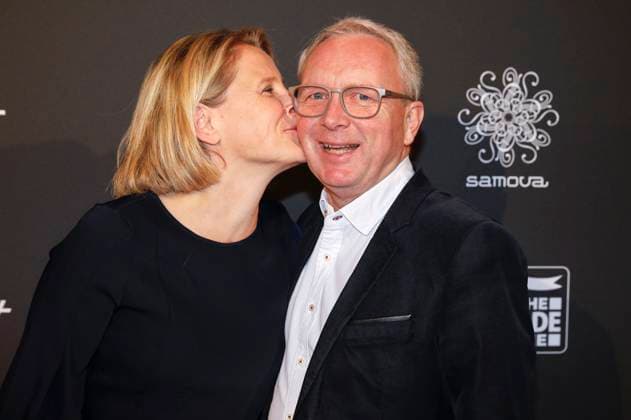 Susan Link with husband Wolfgang Link at the Cologne Awards ceremony at the 33 Film Festival Cologne 2023 at E Werk Cologne, 26 10 2023. Foto:xR.xSchmiegeltx xFuturexImagex cologne_awards_3070