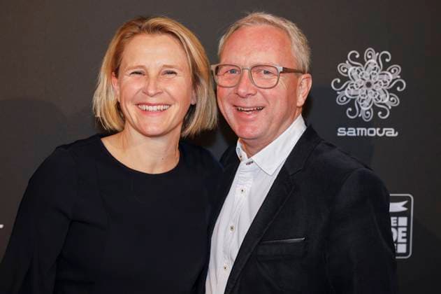 Susan Link with husband Wolfgang Link at the Cologne Awards ceremony at the 33 Film Festival Cologne 2023 at E Werk Cologne, 26 10 2023. Foto:xR.xSchmiegeltx xFuturexImagex cologne_awards_3072