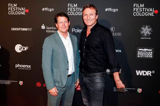 Oliver Masucci with guest at the Cologne Awards ceremony at the 33 Film Festival Cologne 2023 at E Werk Cologne, 26 10 2023 Foto:xR.xSchmiegeltx xFuturexImagex cologne_awards_3080