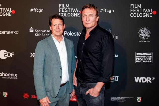 Oliver Masucci with guest at the Cologne Awards ceremony at the 33 Film Festival Cologne 2023 at E Werk Cologne, 26 10 2023 Foto:xR.xSchmiegeltx xFuturexImagex cologne_awards_3081