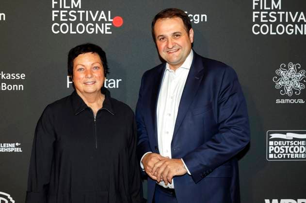 Martina Richter and Nathanael Liminski at the Cologne Awards ceremony at the 33 Film Festival Cologne 2023 at E Werk Cologne, 26 10 2023. Foto:xR.xSchmiegeltx xFuturexImagex cologne_awards_3107