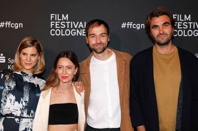Bettine Langehein, Bianca Hauda, guest and Marco Wolter at the Cologne Awards ceremony at the 33 Film Festival Cologne 2023 at E Werk Cologne, 26 10 2023. Foto:xR.xSchmiegeltx xFuturexImagex cologne_awards_3129
