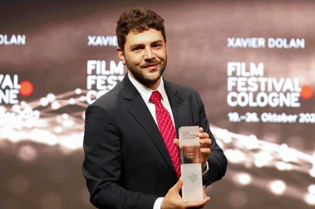 Xavier Dolan at the Cologne Awards ceremony at the 33 Film Festival Cologne 2023 at E Werk Cologne, 26 10 2023. Foto:xR.xSchmiegeltx xFuturexImagex cologne_awards_3198