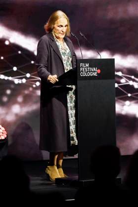 Gabriela Sperl at the Cologne Awards ceremony at the 33 Film Festival Cologne 2023 at E Werk Cologne, 26 10 2023. Foto:xR.xSchmiegeltx xFuturexImagex cologne_awards_3200