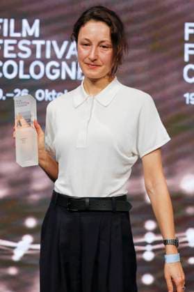 Katharina Huber at the Cologne Awards ceremony at the 33 Film Festival Cologne 2023 at E Werk Cologne, 26 10 2023. Foto:xR.xSchmiegeltx xFuturexImagex cologne_awards_3227