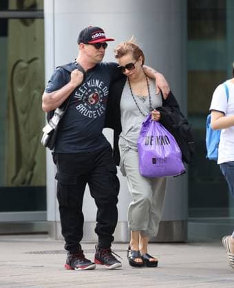 EXCLUSIVE: Stephen Baldwin and wife Kennya seen walking on Queen street in Toronto 120921, EXCLUSIVE: Stephen Baldwin and wife Kennya seen walking on Queen street in Toronto. Stephen is in Toronto to promote his new sci-fi thriller 2047- Sights of Death. Toronto, Canada - Saturday June 14, 2014. CANADA OUT, Credit:O Neill Todd G, PacificCoastNews Avalon Canada, Toronto  Copyright: xO Neill ToddxG,xPacificCoastNewsx xAvalonx 0519449443