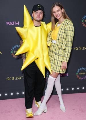 Darren Dzienciol Pop Icons Halloween Party - LA American singer Alexander DeLeon (Bohnes) and wife Danish model Josephine Skriver arrive at Darren Dzienciol s Pop Icons Halloween Party 2023 Presented By Solisca Tequila and PATH Water held at a Private Residence on October 27, 2023 in Beverly Hills, Los Angeles, CA, USA. Photo by Xavier Collin Image Press Agency ABACAPRESS.COM Los Angeles CA United States  Copyright: xCollinxXavier ImagexPressxAgencyxABACAx 873656_008 CollinxXavier ImagexPressxAgencyxABACAx 873656_008