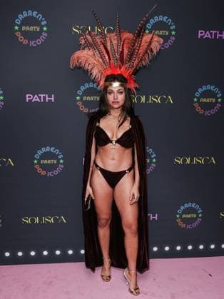 Darren Dzienciol Pop Icons Halloween Party - LA Canadian actress Inanna Sarkis arrives at Darren Dzienciol s Pop Icons Halloween Party 2023 Presented By Solisca Tequila and PATH Water held at a Private Residence on October 27, 2023 in Beverly Hills, Los Angeles, CA, USA. Photo by Xavier Collin Image Press Agency ABACAPRESS.COM Los Angeles CA United States  Copyright: xCollinxXavier ImagexPressxAgencyxABACAx 873656_073 CollinxXavier ImagexPressxAgencyxABACAx 873656_073
