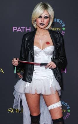 Darren Dzienciol Pop Icons Halloween Party - LA American model and Internet personality Josie Canseco arrives at Darren Dzienciol s Pop Icons Halloween Party 2023 Presented By Solisca Tequila and PATH Water held at a Private Residence on October 27, 2023 in Beverly Hills, Los Angeles, CA, USA. Photo by Xavier Collin Image Press Agency ABACAPRESS.COM Los Angeles CA United States  Copyright: xCollinxXavier ImagexPressxAgencyxABACAx 873656_129 CollinxXavier ImagexPressxAgencyxABACAx 873656_129