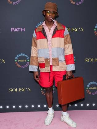 Darren Dzienciol Pop Icons Halloween Party - LA American television personality, DJ and entertainer Shaquille O Neal s son Myles B. O Neal arrives at Darren Dzienciol s Pop Icons Halloween Party 2023 Presented By Solisca Tequila and PATH Water held at a Private Residence on October 27, 2023 in Beverly Hills, Los Angeles, CA, USA. Photo by Xavier Collin Image Press Agency ABACAPRESS.COM Los Angeles CA United States  Copyright: xCollinxXavier ImagexPressxAgencyxABACAx 873656_195 CollinxXavier ImagexPressxAgencyxABACAx 873656_195
