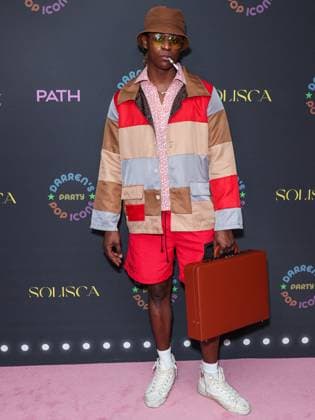 Darren Dzienciol Pop Icons Halloween Party - LA American television personality, DJ and entertainer Shaquille O Neal s son Myles B. O Neal arrives at Darren Dzienciol s Pop Icons Halloween Party 2023 Presented By Solisca Tequila and PATH Water held at a Private Residence on October 27, 2023 in Beverly Hills, Los Angeles, CA, USA. Photo by Xavier Collin Image Press Agency ABACAPRESS.COM Los Angeles CA United States  Copyright: xCollinxXavier ImagexPressxAgencyxABACAx 873656_196 CollinxXavier ImagexPressxAgencyxABACAx 873656_196