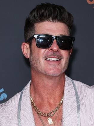 Darren Dzienciol Pop Icons Halloween Party - LA American singer, songwriter and record producer Robin Thicke arrives at Darren Dzienciol s Pop Icons Halloween Party 2023 Presented By Solisca Tequila and PATH Water held at a Private Residence on October 27, 2023 in Beverly Hills, Los Angeles, CA, USA. Photo by Xavier Collin Image Press Agency ABACAPRESS.COM Los Angeles CA United States  Copyright: xCollinxXavier ImagexPressxAgencyxABACAx 873656_203 CollinxXavier ImagexPressxAgencyxABACAx 873656_203