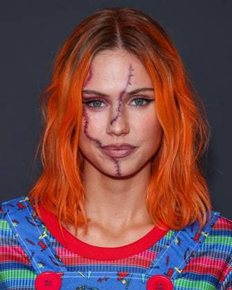Darren Dzienciol Pop Icons Halloween Party - LA Scarlett Rose Leithold arrives at Darren Dzienciol s Pop Icons Halloween Party 2023 Presented By Solisca Tequila and PATH Water held at a Private Residence on October 27, 2023 in Beverly Hills, Los Angeles, CA, USA. Photo by Xavier Collin Image Press Agency ABACAPRESS.COM Los Angeles CA United States  Copyright: xCollinxXavier ImagexPressxAgencyxABACAx 873656_213 CollinxXavier ImagexPressxAgencyxABACAx 873656_213