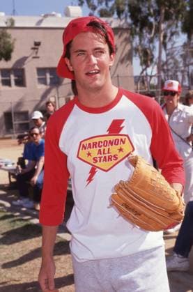 VAN NUYS, CA - SEPTEMBER 28: Matthew Perry at Narconon s 12th Annual Celebrity Softball Game on September 28, 1991 at the Tom Bradley Stadium at Birmingham High School in Van Nuys, California. Copyright: xRalphxDominguez MediaPunchx