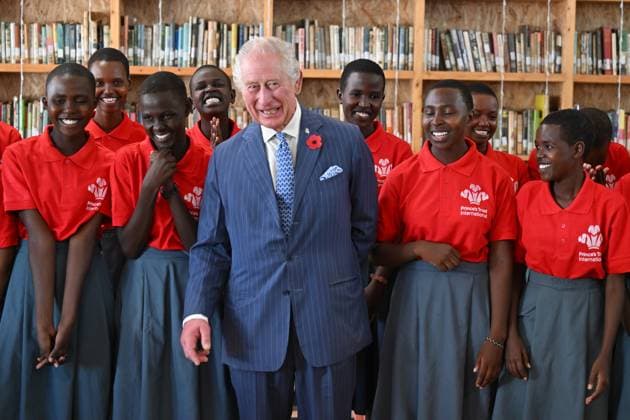Entertainment Themen der Woche KW44 Entertainment Bilder des Tages . 31 10 2023. Nairobi, Kenya. King Charles III and Queen Camilla during a visit to Eastlands Library in Nairobi on the first day of their State Visit to Kenya.  xPoolx xi-Imagesx IIM-24773-0087