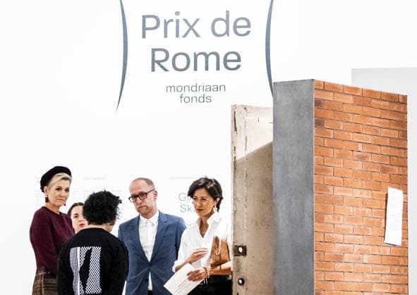 AMSTERDAM - Queen Maxima is present at the presentation of the Prix de Rome 2023, the oldest prize in the Netherlands for visual artists under the age of 40. ANP REMKO DE WAAL netherlands out - belgium out  Copyright: xx x482650736x originalFilename: 482650736.jpg