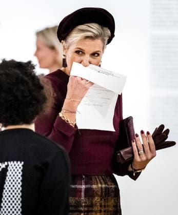 AMSTERDAM - Queen Maxima is present at the presentation of the Prix de Rome 2023, the oldest prize in the Netherlands for visual artists under the age of 40. ANP REMKO DE WAAL netherlands out - belgium out  Copyright: xx x482650827x originalFilename: 482650827.jpg