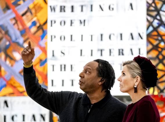 AMSTERDAM - Queen Maxima is present at the presentation of the Prix de Rome 2023, the oldest prize in the Netherlands for visual artists under the age of 40. ANP REMKO DE WAAL netherlands out - belgium out  Copyright: xx x482651071x originalFilename: 482651071.jpg