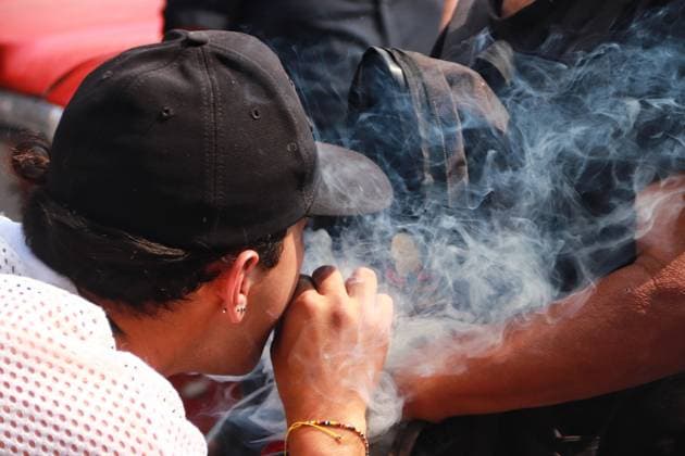 October 31, 2023 in Mexico City, Mexico: Hundreds of devotees of the Santa Muerte also known as White Girl visit the altar located at Morelos colony, to celebrate the 22nd anniversary of its founding, in the brave neighborhood of Tepito. On October 31, 2023. In Mexico City. Mexico City Mexico - ZUMAe321 20231031_zia_e321_019 Copyright: xCarlosxSantiagox