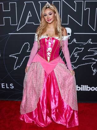 Billboard And Affinity Nightlife s Red Carpet Halloween Costume Ball - LA Star Abelar arrives at Billboard And Affinity Nightlife s Red Carpet Halloween Costume Ball 2023 held at the W Hotel Rooftop on October 31, 2023 in Hollywood, Los Angeles, California, United States. Photo by Xavier Collin Image Press Agency ABACAPRESS.COM Los Angeles California United States  Copyright: xCollinxXavier ImagexPressxAgencyxABACAx 874073_081 CollinxXavier ImagexPressxAgencyxABACAx 874073_081