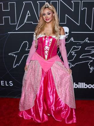 Billboard And Affinity Nightlife s Red Carpet Halloween Costume Ball - LA Star Abelar arrives at Billboard And Affinity Nightlife s Red Carpet Halloween Costume Ball 2023 held at the W Hotel Rooftop on October 31, 2023 in Hollywood, Los Angeles, California, United States. Photo by Xavier Collin Image Press Agency ABACAPRESS.COM Los Angeles California United States  Copyright: xCollinxXavier ImagexPressxAgencyxABACAx 874073_082 CollinxXavier ImagexPressxAgencyxABACAx 874073_082