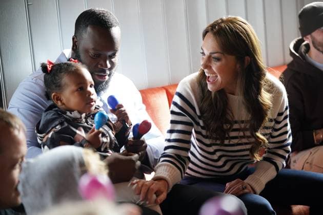 Entertainment Themen der Woche KW44 . 01 11 2023. London, United Kingdom. Kate Middleton, the Princess of Wales, at a Fathers support centre called Dadvengers in London.  xPoolx xi-Imagesx IIM-24775-0016