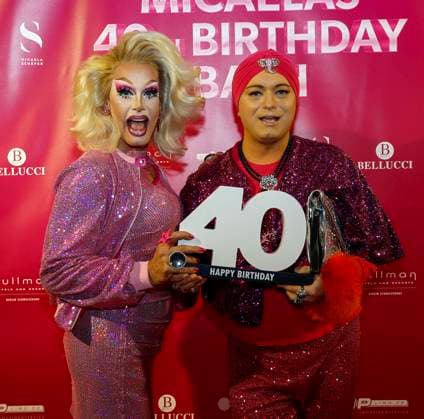 Entertainment Themen der Woche KW44 Entertainment Bilder des Tages Ruda Puda, Julian F.M. Stöckel bei Micas 40th Birthday Bash Party im Bellucci Restaurant Berlin. *** Ruda Puda, Julian F M Stöckel at Micas 40th Birthday Bash Party at Bellucci Restaurant Berlin