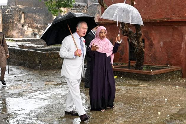 Bilder des Jahres 2023, Entertainment 11 November Entertainment Themen der Woche KW44 Entertainment Bilder des Tages . 03 11 2023. Mombasa, Kenya. King Charles III and Queen Camilla at Fort Jesus in Mombasa on the final day of their State Visit to Kenya.  xi-Imagesx xPoolx IIM-24777-0078