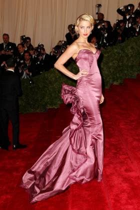 Amber Heard stuns on the red carpet at the Met Gala at the Metropolitan Museum of Art in NYC 77403, NEW YORK, NEW YORK - Monday May 7, 2012. Amber Heard stuns on the red carpet at the Met Gala at the Metropolitan Museum of Art in NYC. FRANCE & GERMANY OUT , Credit:Ralph Avalon USA, New York  Copyright: xRalphx xAvalonx 0527617553