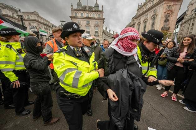 News Themen der Woche KW44 News Bilder des Tages . 05 11 2023. London, United Kingdom. Day of Action For Palestine rally in London.  xi-Imagesx IIM-24781-0048