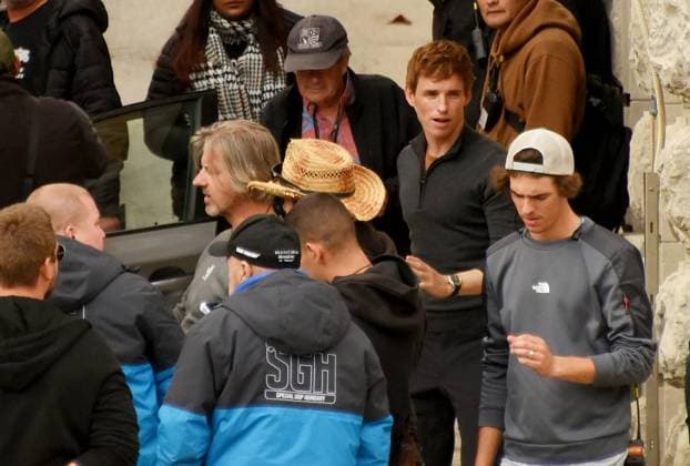 Bilder des Jahres 2023, Entertainment 11 November Entertainment Themen der Woche KW45 Entertainment Bilder des Tages PXL_Eddie Redmayne filming Filming of the new NetFlix series The day of the jackal with Oscar winning actor Eddie Redmayne in Labin, Croatia on 06. November, 2023. SasaxMiljevic PIXSELL