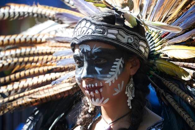 November 4, 2023, Mexico City, Mexico: Participants take part during the Ã¢â‚¬Ëœ 8th Mega Day of the Dead Annual Parade at Reforma Avenue, on the occasion of ending the Day of the Dead celebrations. on November 4, 2023 in Mexico City, Mexico. Mexico City Mexico - ZUMAe321 20231104_zia_e321_141 Copyright: xCarlosxTischlerx