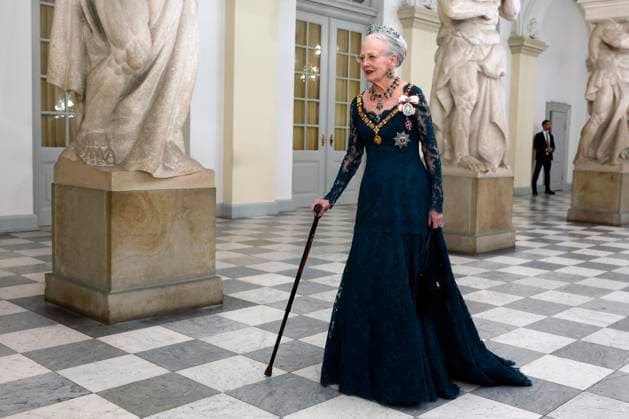 Queen Margrethe II of Denmark arrives to the gala dinner hosted by her in the framework of Spain s King Felipe VI and Queen Letizia s visit, in Copenhagen, Denmark, 06 november 2023. Spain s King Felipe VI and Queen Letizia are on a three-day visit to the country. Spain s King Felipe VI and Queen Letizia visit Copenhagen !ACHTUNG: NUR REDAKTIONELLE NUTZUNG!  Copyright: xJUANJOxMARTINx(es-ES)x GRAF859 20231106-55012251392_1