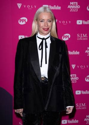 Denise Van Outen attends the Music Industry Trusts Award (MITS), at the Grosvenor House Hotel in London, England. UK. Monday 6th November 2023 - Copyright: xJWx FP_MITS_Award_005