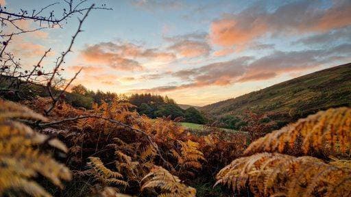 The beautiful view of mountains and nature of Peak District National Park during the sunset in the UK 10107700 RECORD DATE NOT STATED
