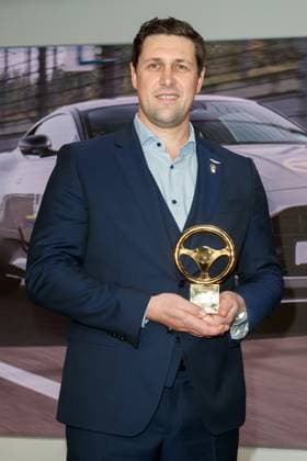 The Golden Steering Wheel 2023 Andreas Bareis at the Golden Steering Wheel 2023 award ceremony at the Axel Springer Tower on 07 11 2023 in Berlin Copyright: xEventpressxKochanx