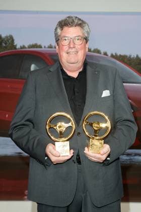 The Golden Steering Wheel 2023 Karl Schregle at the Golden Steering Wheel 2023 award ceremony at the Axel Springer Tower on 07 11 2023 in Berlin Copyright: xEventpressxKochanx