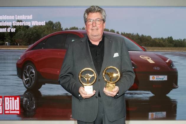 The Golden Steering Wheel 2023 Karl Schregle at the Golden Steering Wheel 2023 award ceremony at the Axel Springer Tower on 07 11 2023 in Berlin Copyright: xEventpressxKochanx