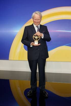 The Golden Steering Wheel 2023 Wolfgang Porsche at the Golden Steering Wheel 2023 award ceremony at the Axel Springer Tower on 07 11 2023 in Berlin Copyright: xEventpressxKochanx