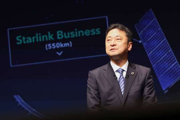 November 8, 2023, Tokyo, Japan: JUNICHI MIYAKAWA President and CEO of SoftBank Corp. speaks during a news conference to announce company s earnings results for their second quarter (April - September, 2023) fiscal year ended in March 31, 2024. Tokyo Japan - ZUMAm191 20231108_aap_m191_020 Copyright: xRodrigoxReyesxMarinx
